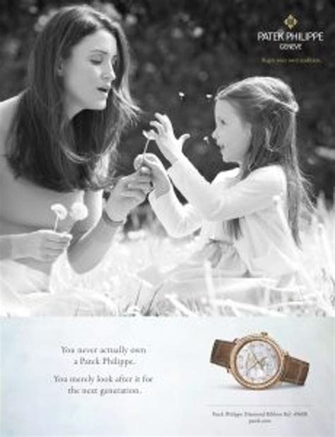 patek philippe advertising campaign|Patek Philippe slogan.